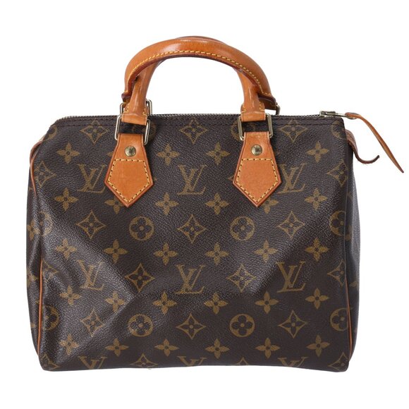 Louis Vuitton Speedy 25 Monogram Duffle Bag Handbag M41528 Canvas - Picture 1 of 5